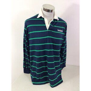 Connolly Sports Vintage Rugby Polo Shirt Ireland Made USA Mens Large